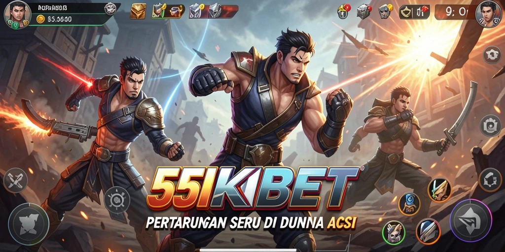 Screenshot gameplay seru dari 55KBET dengan aksi mendebarkan.