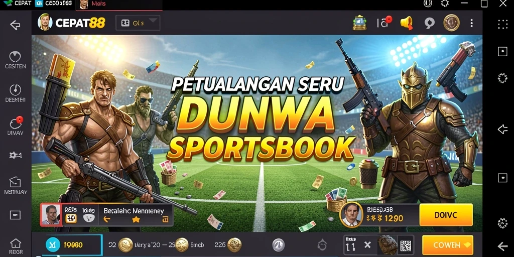 Tampilan gameplay menarik dari aplikasi Sportsbook CEPAT88.