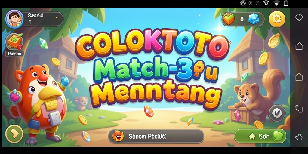 Screenshot COLOKTOTO menampilkan gameplay yang penuh warna dan seru.