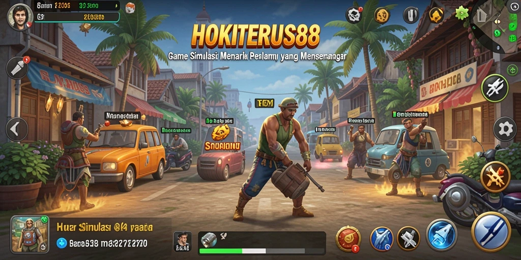 Tampilan gameplay menarik dari HOKITERUS88 yang menggambarkan pengalaman simulasi.