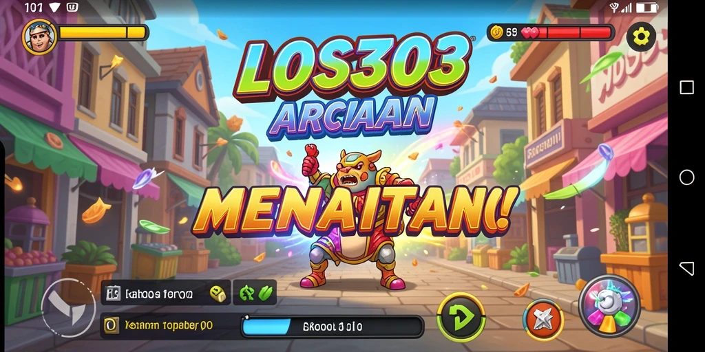 Tampilan gameplay menarik di LOS303, penuh warna dan tantangan.