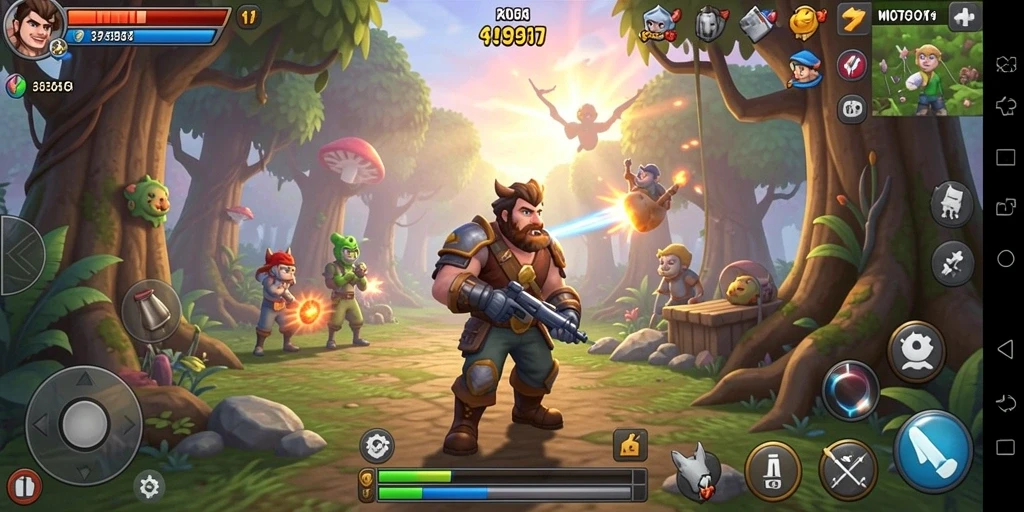 Tampilan gameplay TPS yang penuh aksi dan strategi.