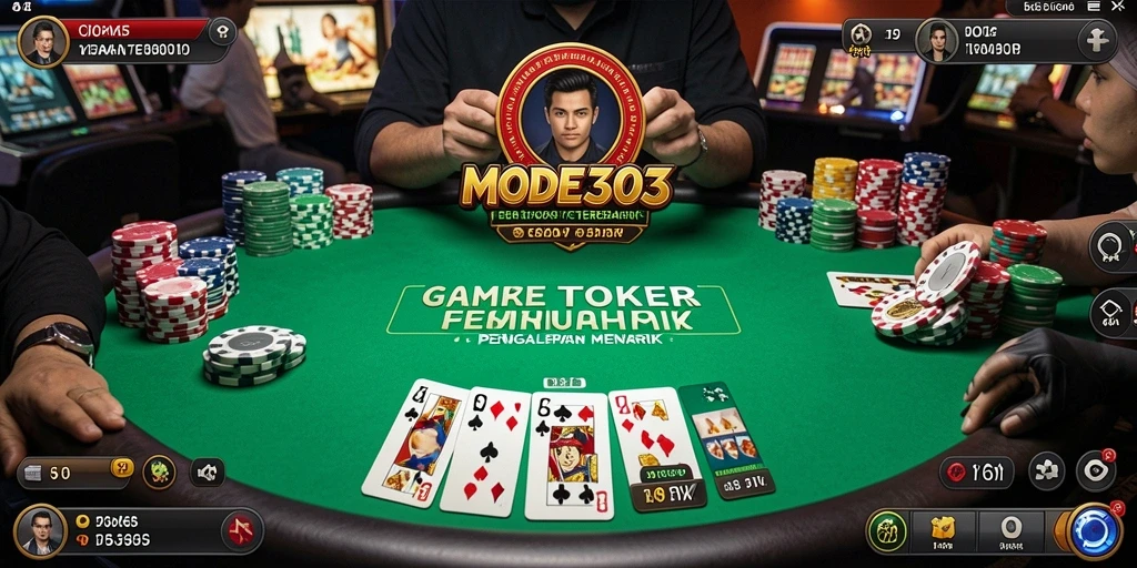 Screenshot permainan poker yang seru dan kompetitif di MODE303.