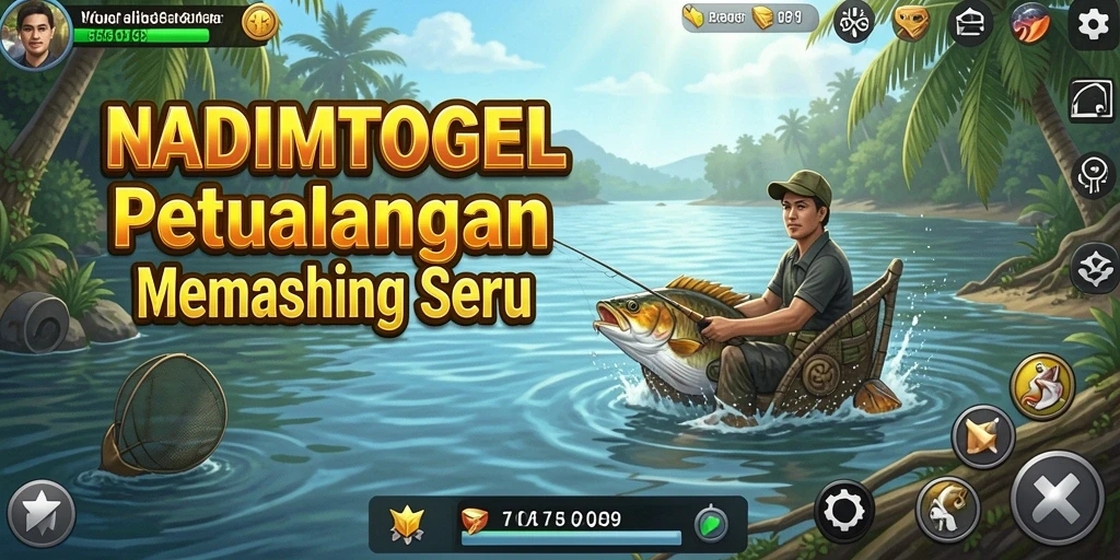 Screenshot gameplay NADIMTOGEL menampilkan pengalaman memancing yang menakjubkan.