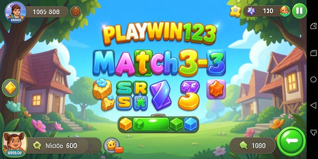 Screenshot utama yang menampilkan gameplay seru dari PLAYWIN123.