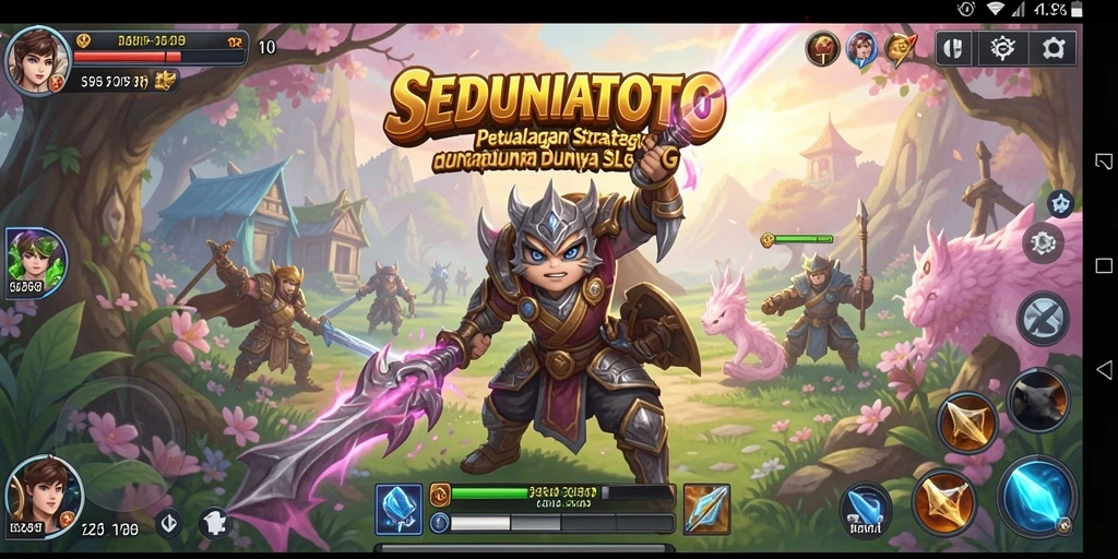 Tampilan gameplay SEDUNIATOTO yang menarik dan penuh strategi.