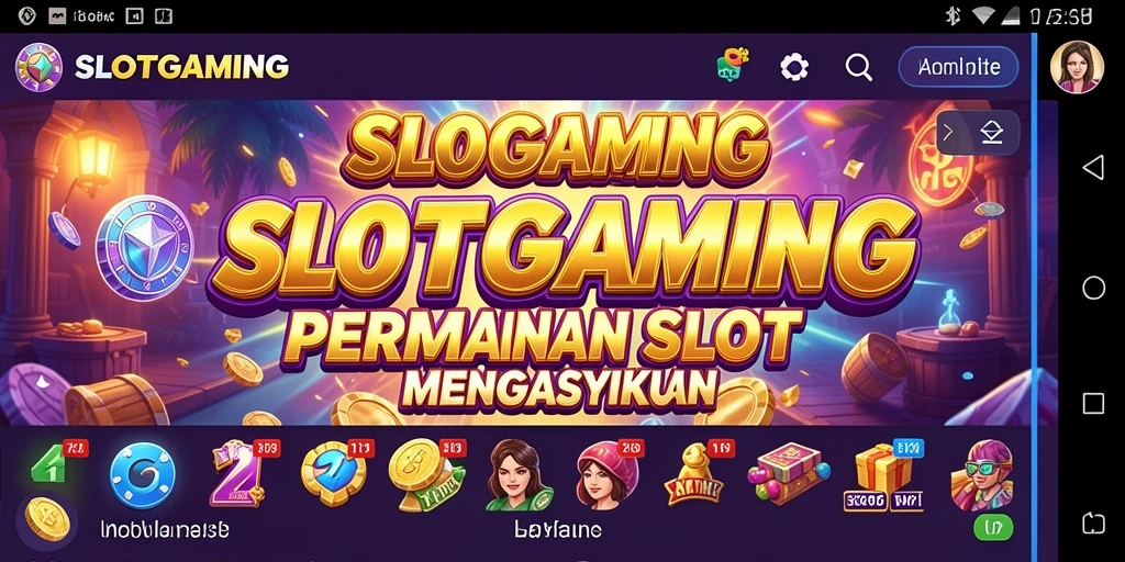 Tampilan gameplay SLOTGAMING yang mengasyikkan dan penuh tantangan.