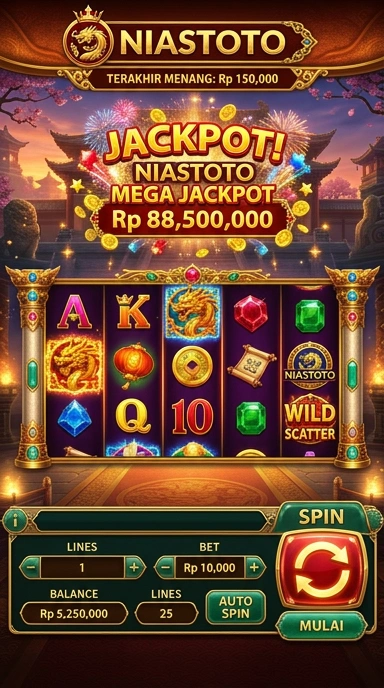 Tampilan antarmuka aplikasi niastoto yang bersih dan sederhana.